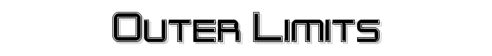 Outer Limits font